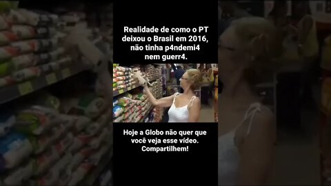 SURREAL! Relembre a Realidade que o PT deixou o BRASIL em 2016!