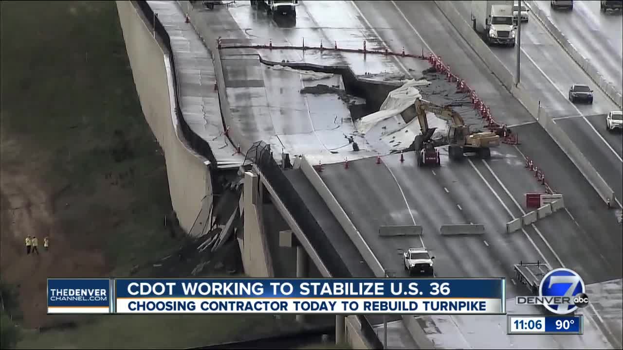 CDOT working to stabilize U.S. 36