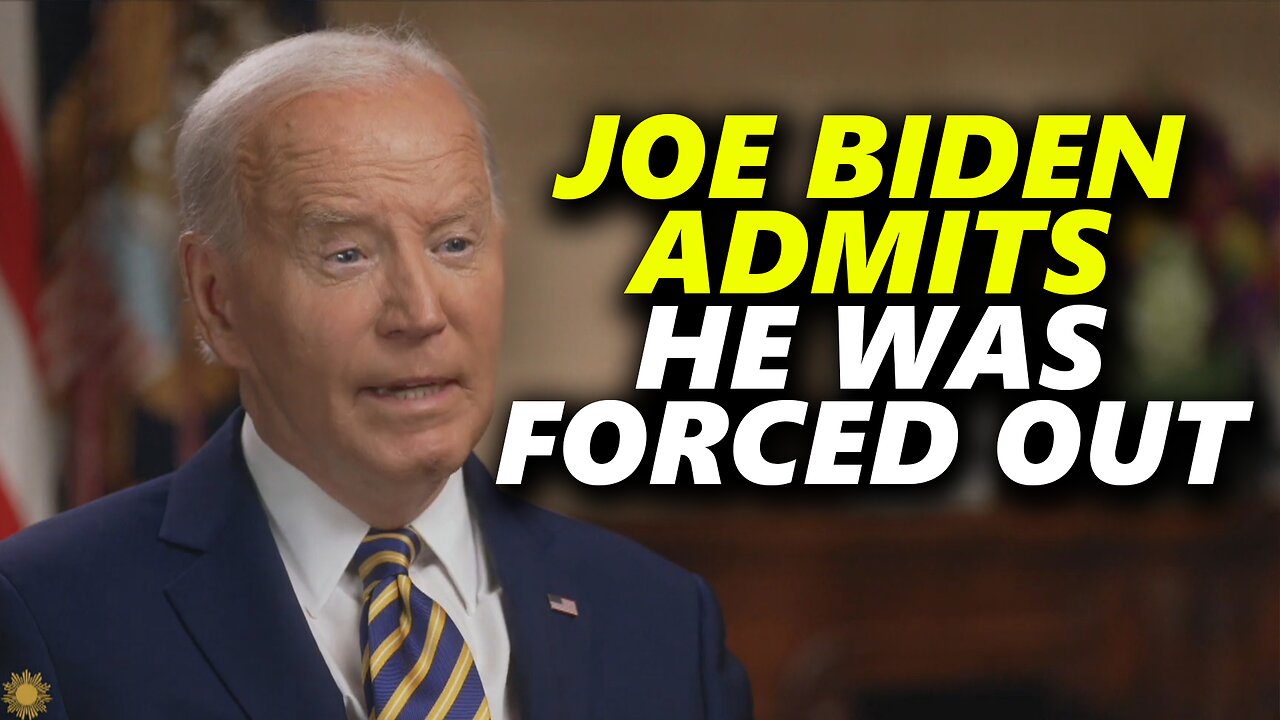 Joe Biden ADMITS He Was FORCED Out Of The Race