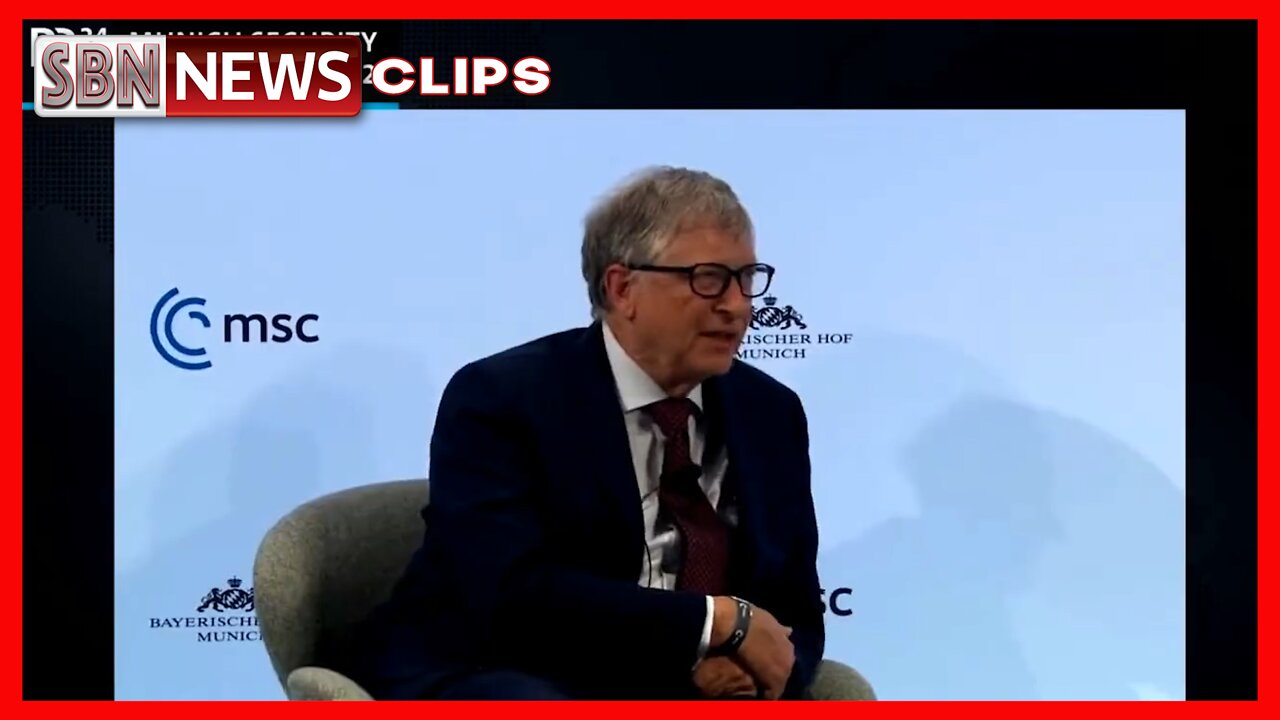 BILL GATES AT THE MUNICH SECURITY CONFERENCE TALKS ABOUT OMICRON VARIANT - 6051