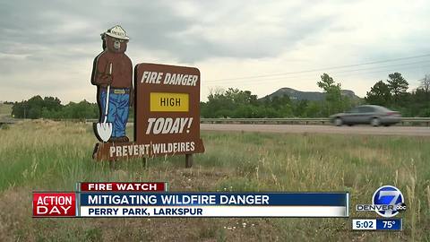 Perry Park residents mitigating wildfire danger