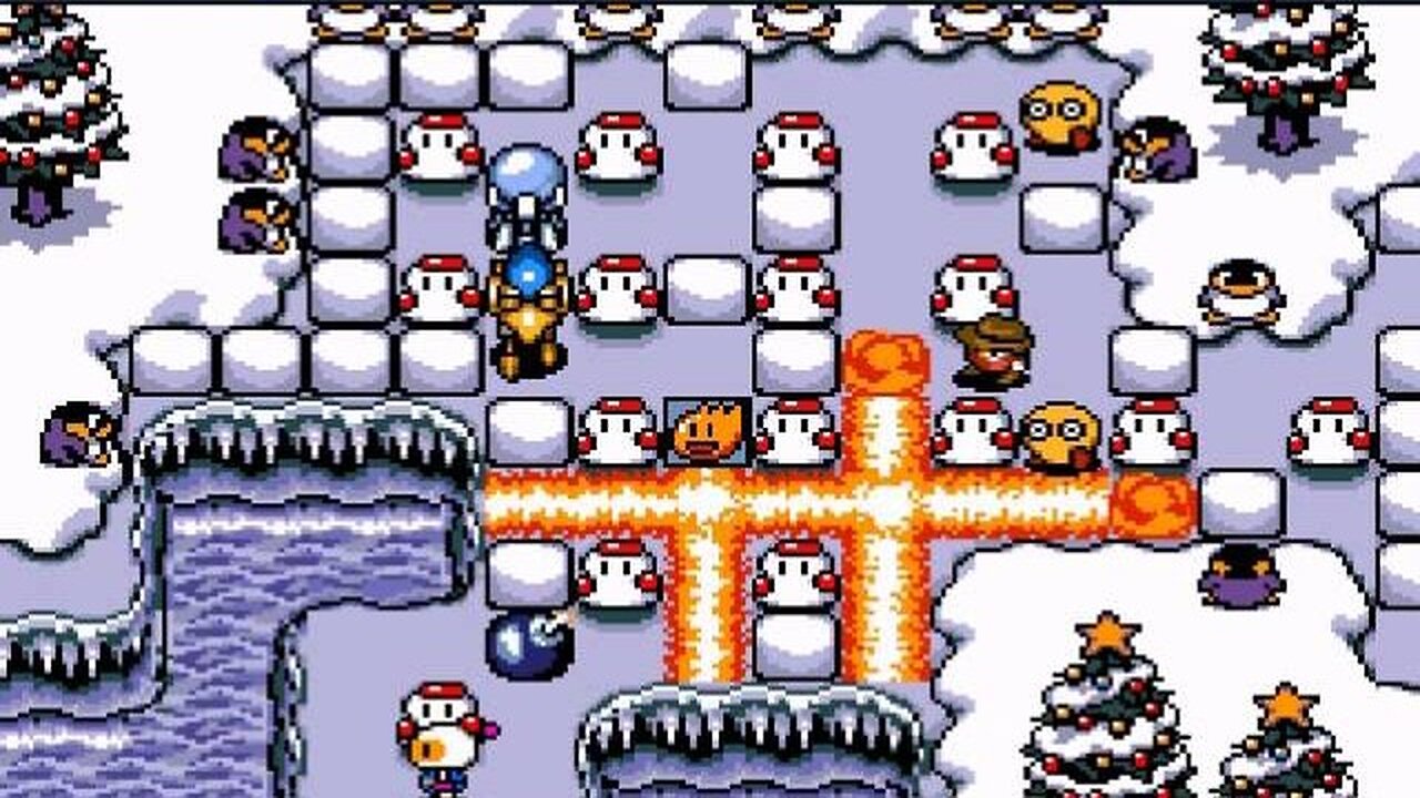 Mega Bomberman Walkthrough Part 5: Meltin' Nothin'