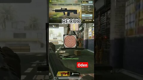 Recuo da arma Oden #callofduty #callofdutymobile #jogosmobile #codmobile #shorts #short