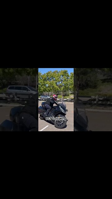Playing Around On A DCT Honda Gold Wing