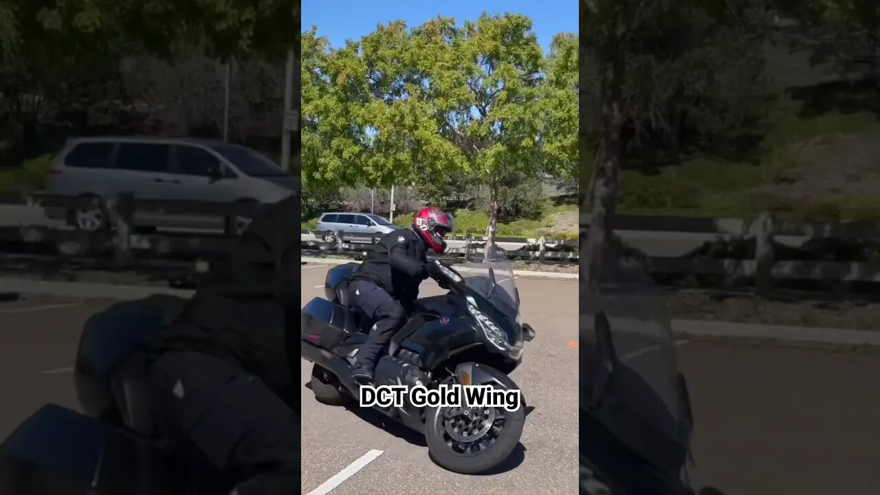 Playing Around On A DCT Honda Gold Wing