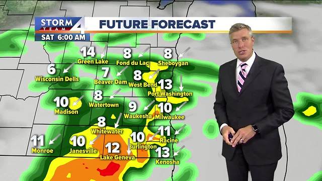 Cold rain continues Friday night