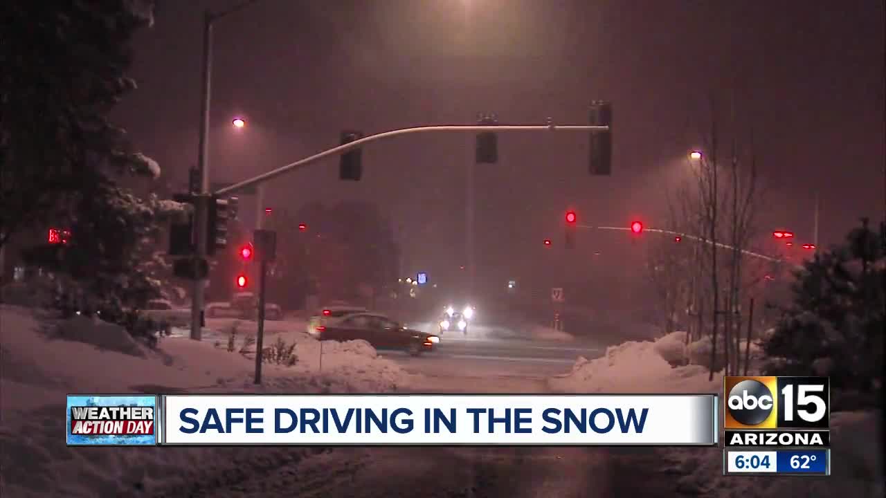 Safe driving tips in the snow