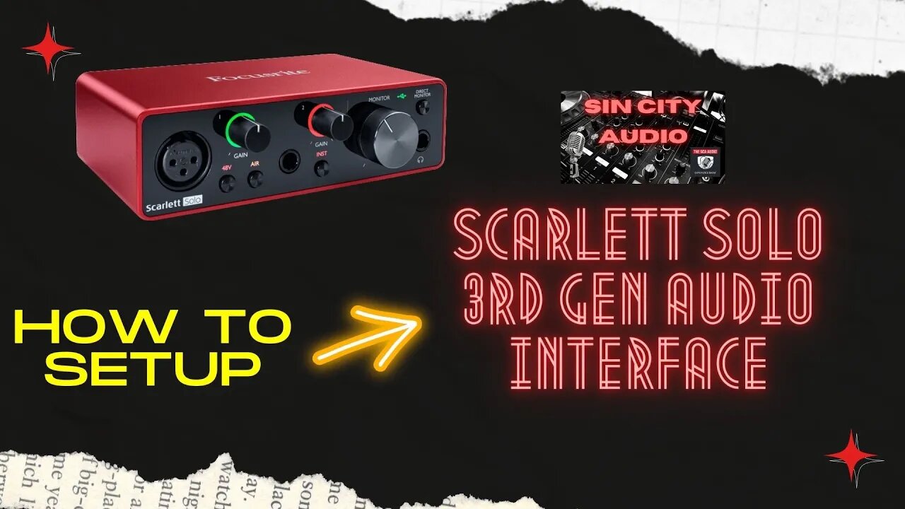Introduction to the Scarlett Solo 3RD gen, Interface