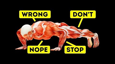 11 exercises that people do wrong.