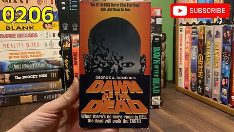 [0206] DAWN OF THE DEAD (1978) VHS INSPECT [#dawnofthedead #dawnofthedeadVHS]