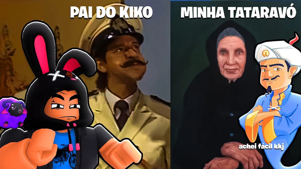 Todas as vezes que Akinator acertou personagens impossíveis - Melhores vídeos iBrunowski Compilado