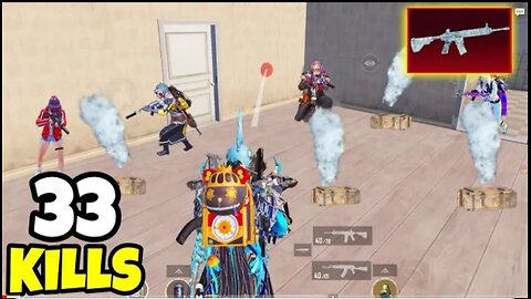 My First Time Using The M416 Glacier in BGMI (33 KILLS) BGMI Gameplay