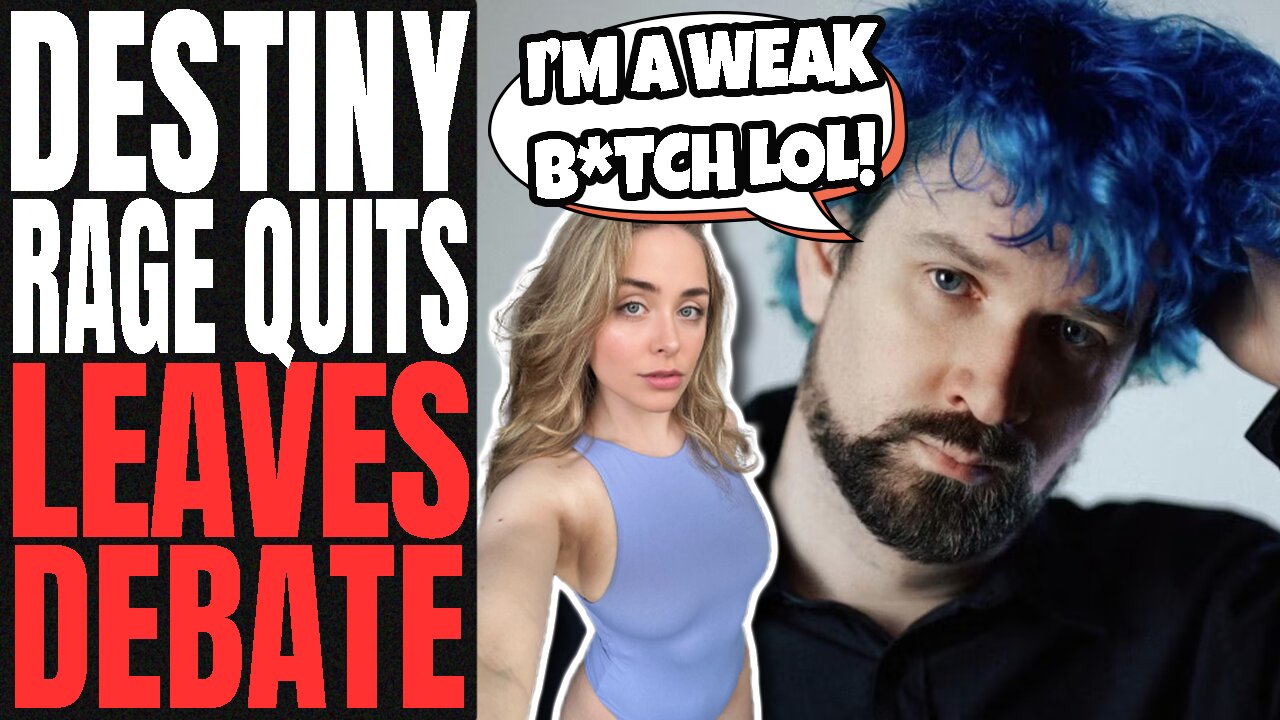 Woke Streamer Destiny RAGE QUITS DEBATE | Rob Noerr DESTROYS Creator Causing A MASSIVE MELT DOWN