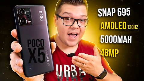 CHEGOU! POCO X5 | ESSE vai ser SUCESSO!? Unboxing e Primeiras Impressões