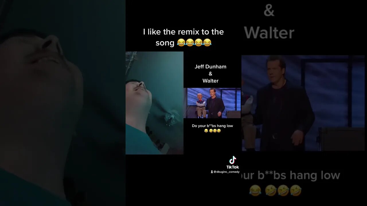 Do your chain, hang low remixed ￼#funny #comedy #jeffdunham #fyp #reaction #viral #shorts #walter