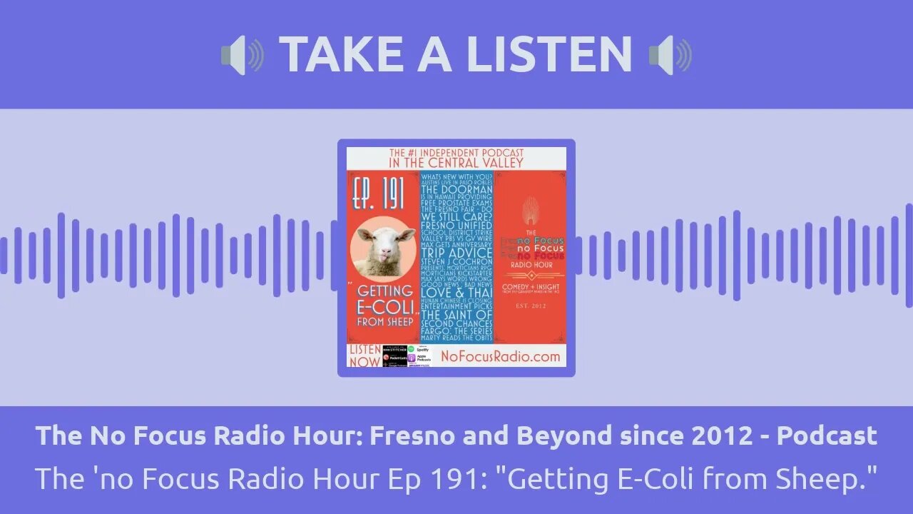 The No Focus Radio Hour: Fresno and Beyond since 2012 - Podcast - The 'no Focus Radio Hour Ep...