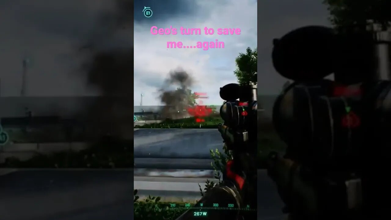 Her grenade saved my kiester