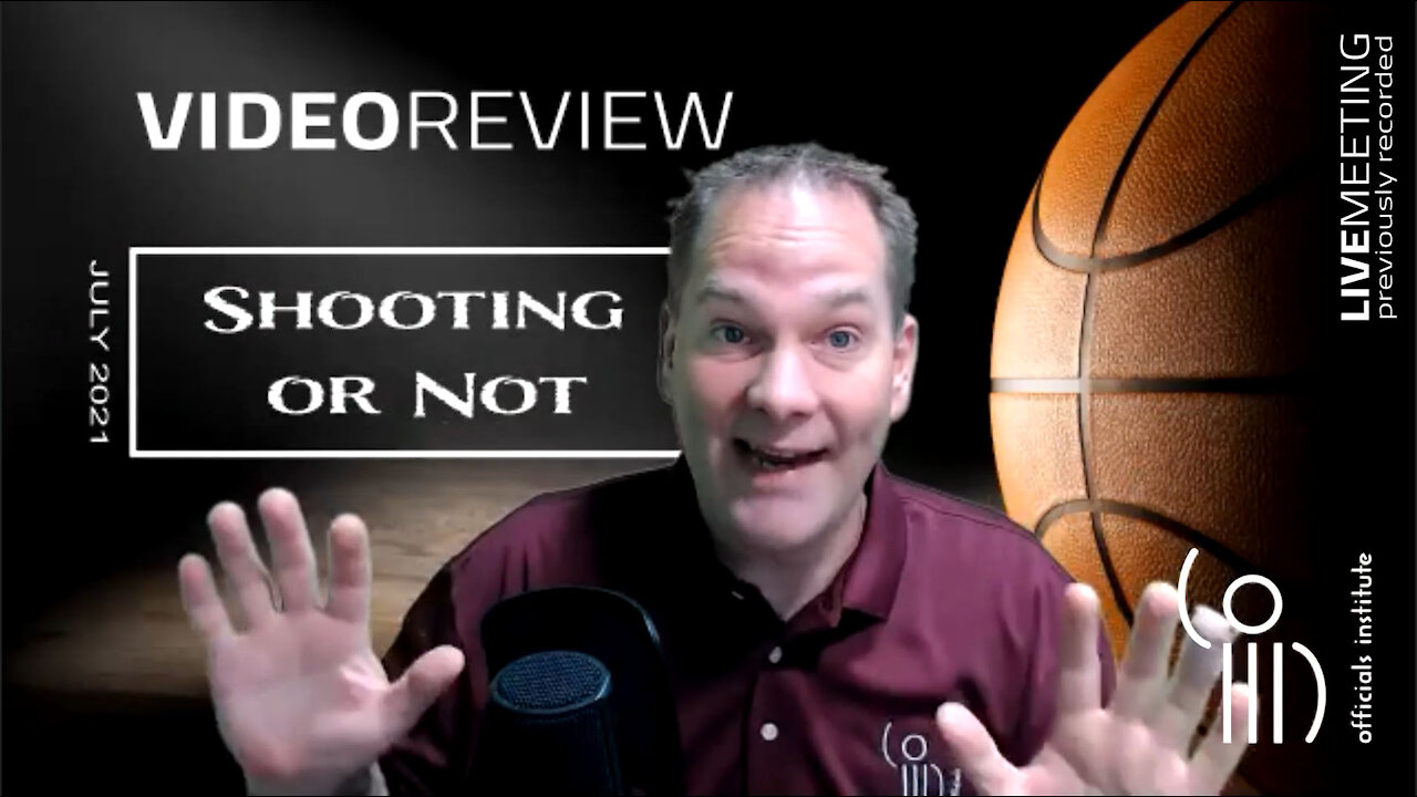 Was that shooting or not? Recorded Live OI meeting, reviewing shooting plays.