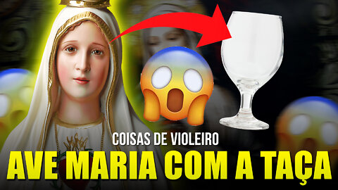 INCRÍVEL, Ave Maria na viola caipira com a taça