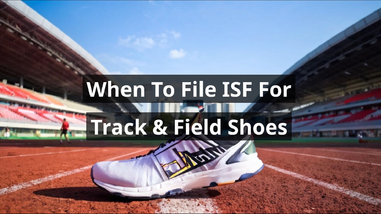 Mastering the Timing: When to File an ISF for Track and Field Shoes