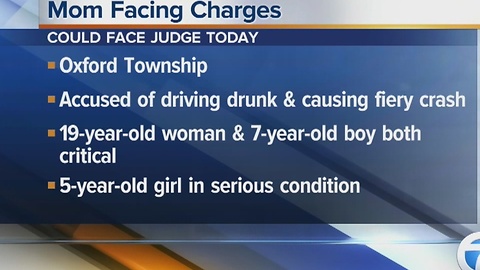 Mom accused of driving drunk, causing crash with kids in car facing charges