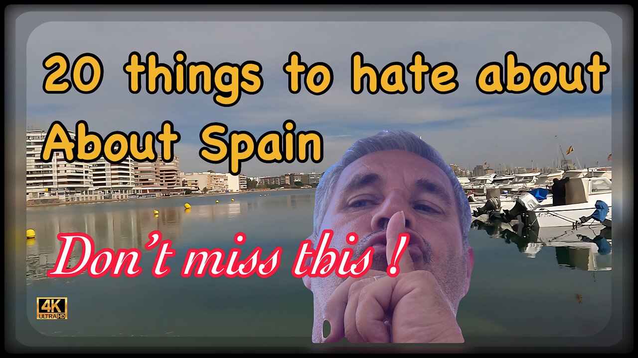 things hate about Spain /in torrevieja city center costa blanca spain after brexit