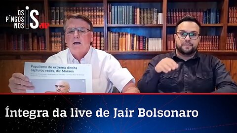 Íntegra da live de Jair de Bolsonaro de 27/05/22: Um recado aos censores