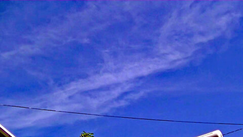 IECV TLV #37 - 👀 Time Lapse Of The Blue Sky And Some White Clouds ☁️☁️5-12-2018