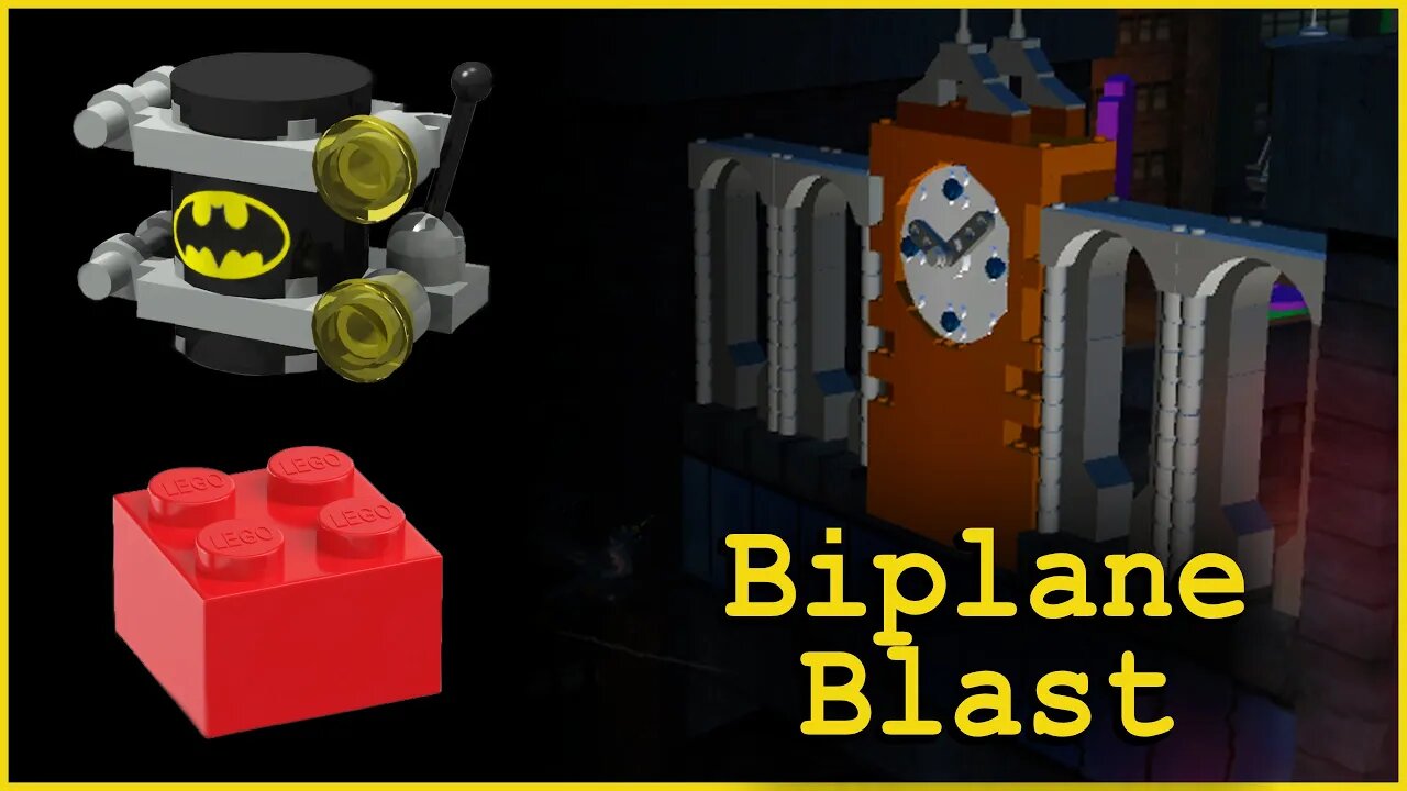 LEGO Batman: The Videogame | BIPLANE BLAST - Minikits & Red Power Brick