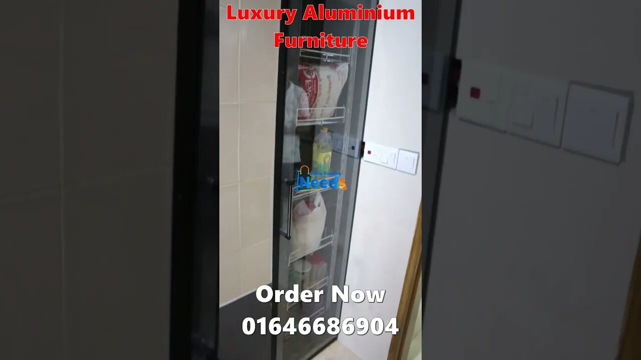 Aluminium Furniture 6 layer corner kitchen cabinet