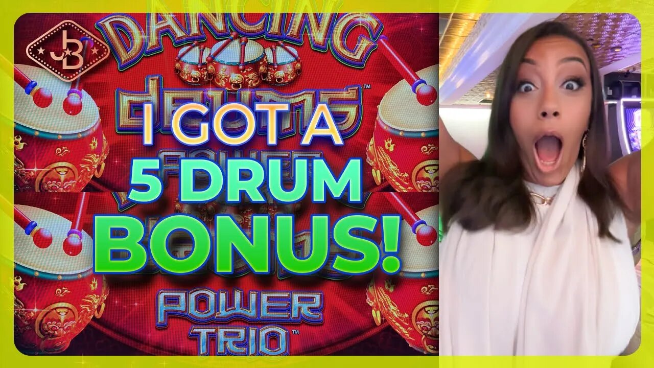 Dancing Drums Power Trio: Striking the Elusive 5 Drum Bonus! 🥁💰