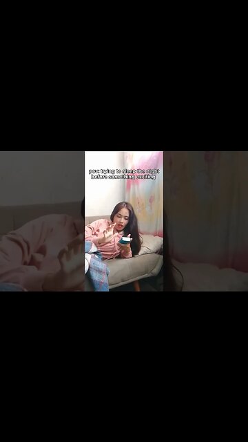 pov: trying to sleep the night before something exciting