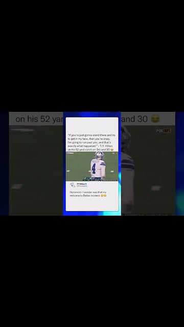 This was Hilton’s #Cowboys debut and FIRST catch of the season..