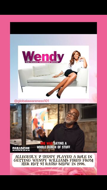P Diddy allegedly played a role in getting Wendy Williams fired