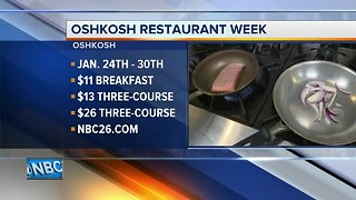 Oshkosh Restaurant Week making a lunch option