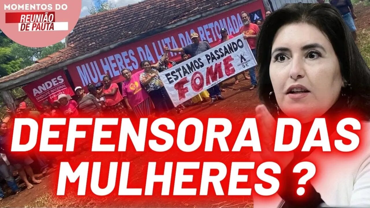 Latifundiária e direitista Tebet quer aparecer como defensora das mulheres |Momento Reunião de Pauta