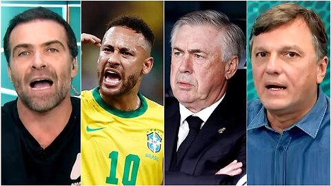 "QUE BOBAGEM! QUAL É O PROBLEMA DISSO?" Ancelotti na Seleção Brasileira PROVOCA ÓTIMO DEBATE!