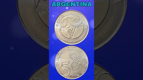 ARGENTINA 5 PESOS 2017. #shorts #viral #coinnotesz