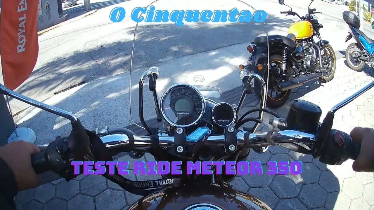 Teste Ride Meteor 350 #royalenfield #meteor350 #ocinquentao