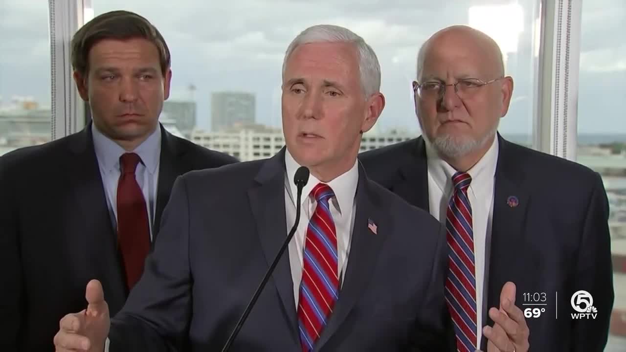 Mike Pence meets with cruise executives in Florida