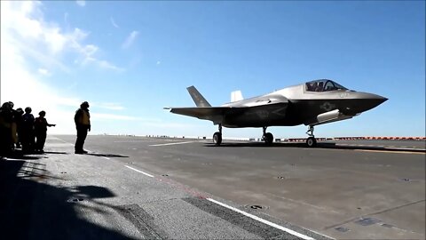 F-35B First Launches and Recovery Aboard USS Tripoli