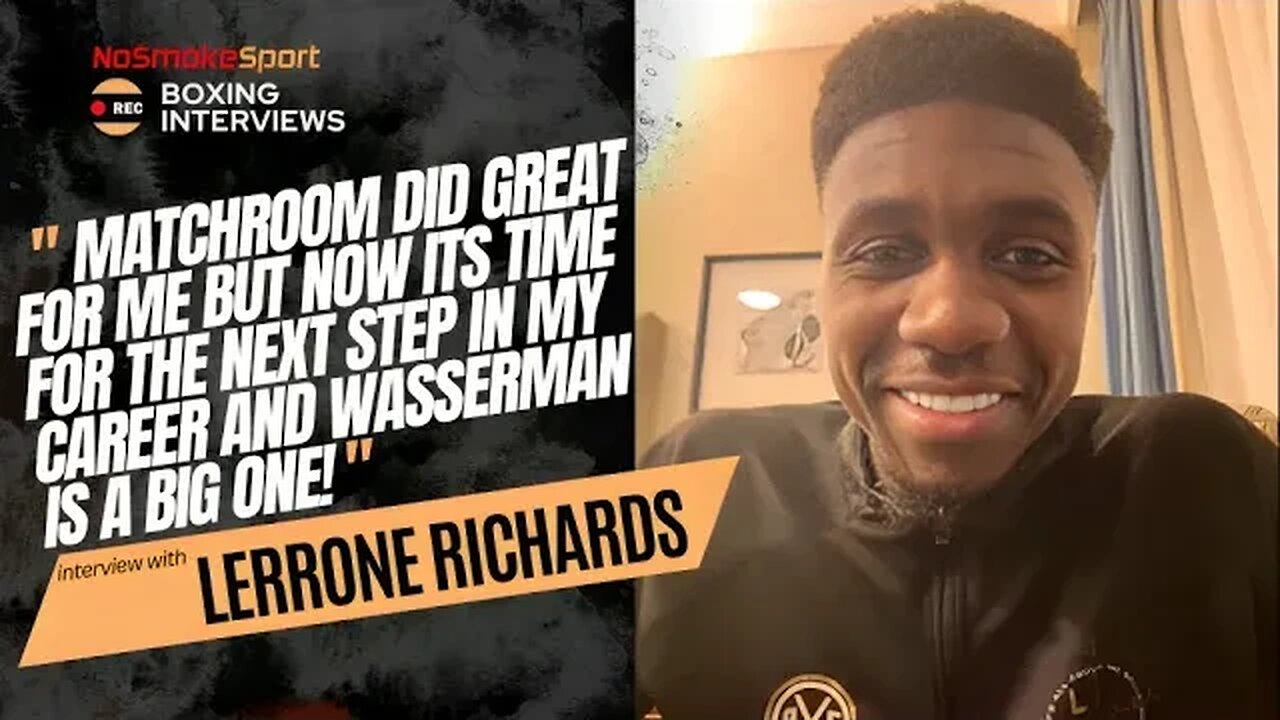 Lerrone Richards Discusses Friday Nights Fight Against Mickey Ellison And New Wasserman Deal!