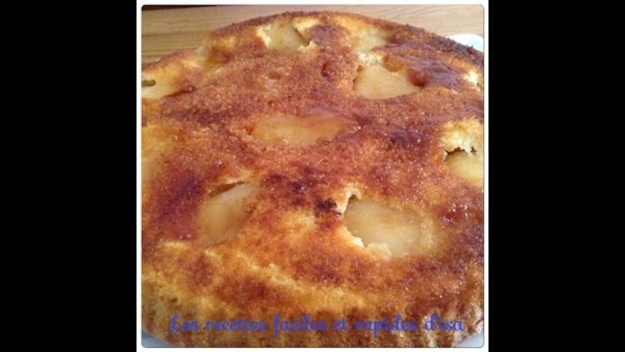 QUICK AND EASY PEAR CLAFOUTIS RECIPE - RECETTE DE CLAFOUTIS AUX POIRES FACILE ET RAPIDE