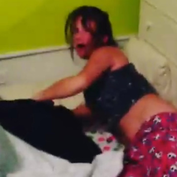 A Teen Girl Wakes Up To An Air Horn