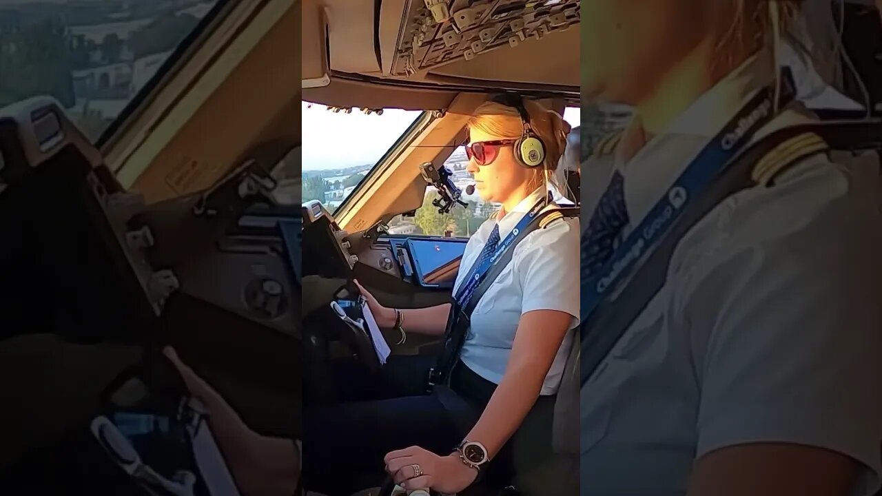 Boeing 747 touchdown 👩🏼✈️