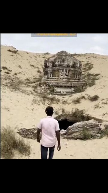 Hindu Temple Buried In Sand