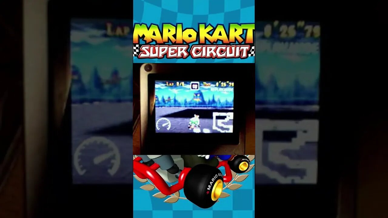 Mario Kart Super Circuit - Retro Ghost Valley 3 - 1-Lap 9.05