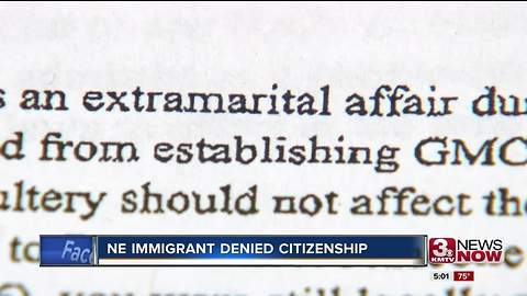 Neb. man appeals citizenship denial; questions reasoning