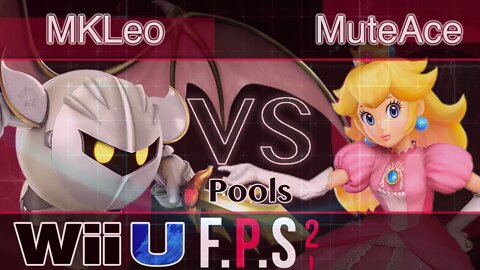 FOX MVG|MKLeo (Meta Knight) vs. MuteAce (Peach) - Wii U Pools - FPS2