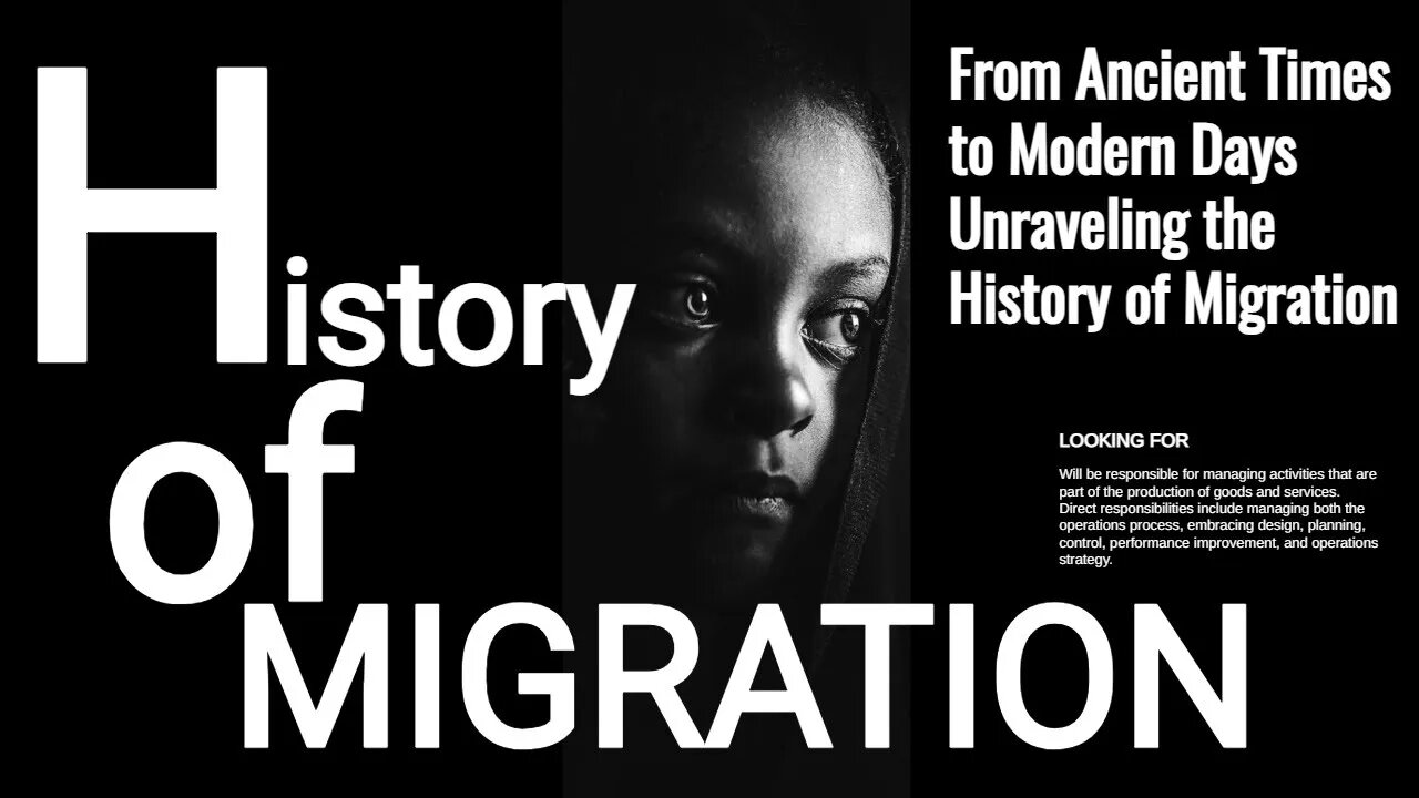The History of Migration | From Ancient Times to Modern Days: Unraveling the History of Migration